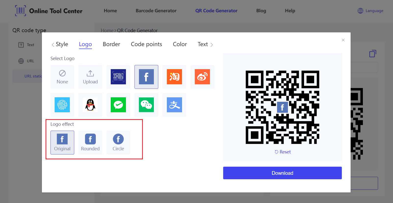 Facebook QR kode generator med logos.png