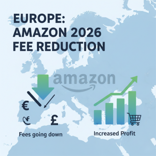 Europa Amazon gebyr reduktion