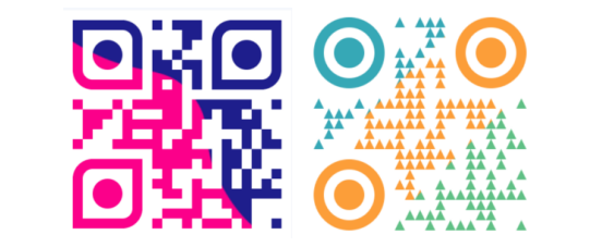 QR Code Pixel Art Banner