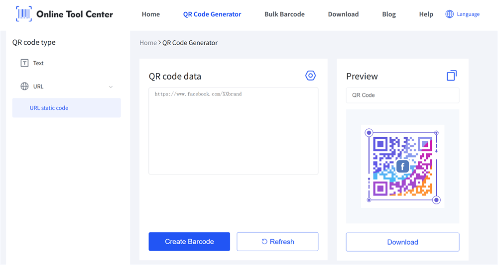 QR kode generator