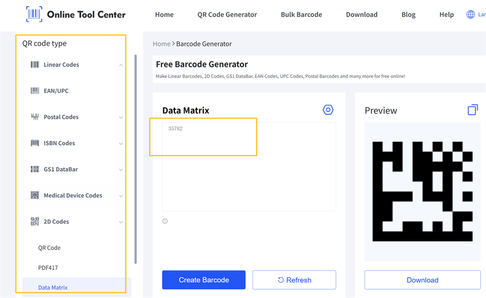 DataMatrix kodegenerator