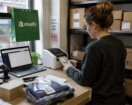 rint stregkodeetiketter til shopify