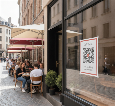 Oster med QR-kode