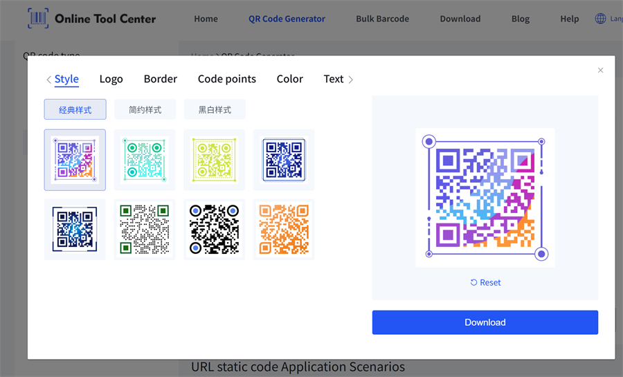oprette brugerdefineret QR-kode