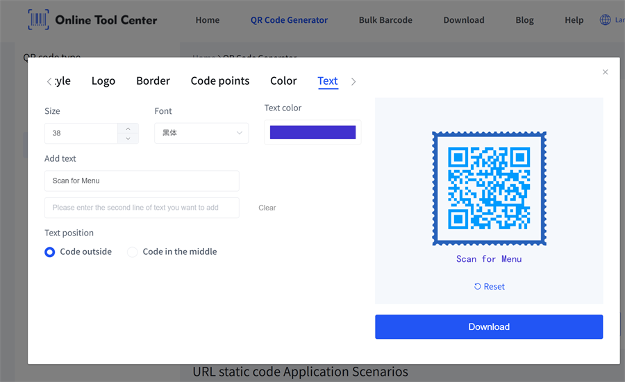 brugerdefineret QR-kode